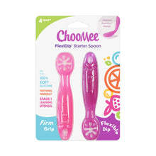 Load image into Gallery viewer, FlexiDip Learning Utensil - 2 CT PINK PURPLE