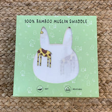 Load image into Gallery viewer, 100% Bamboo Giraffe Swaddle