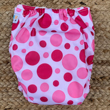 Load image into Gallery viewer, Bamboo Cloth Nappy Pink Spots