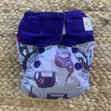 Load image into Gallery viewer, Bamboo Microfibre Newborn Cloth Nappy - Elephant
