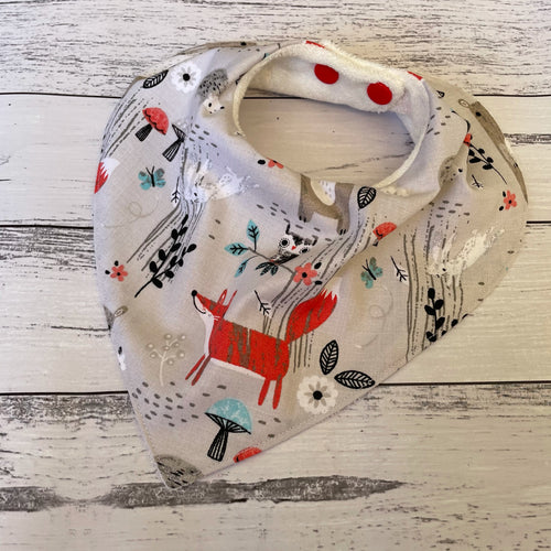 Bamboo Bandana Bib - Fox & bear