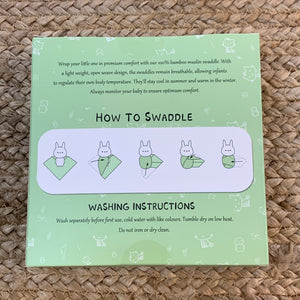 100% Bamboo Giraffe Swaddle