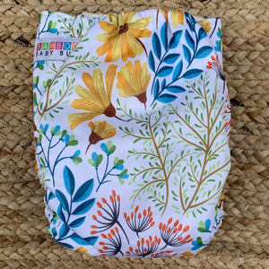 Bamboo Cloth Nappy Flowers