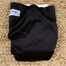 Load image into Gallery viewer, Bamboo Cloth Nappy Black