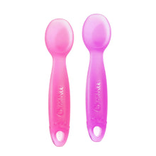 Load image into Gallery viewer, FIRSTSPOON LEARNING UTENSIL | 2 CT | PINK PURPLE