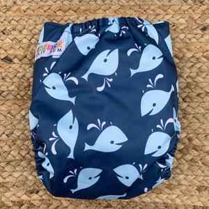 Bamboo Cloth Nappy Whales
