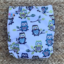 Load image into Gallery viewer, Bamboo Cloth Nappy Owls