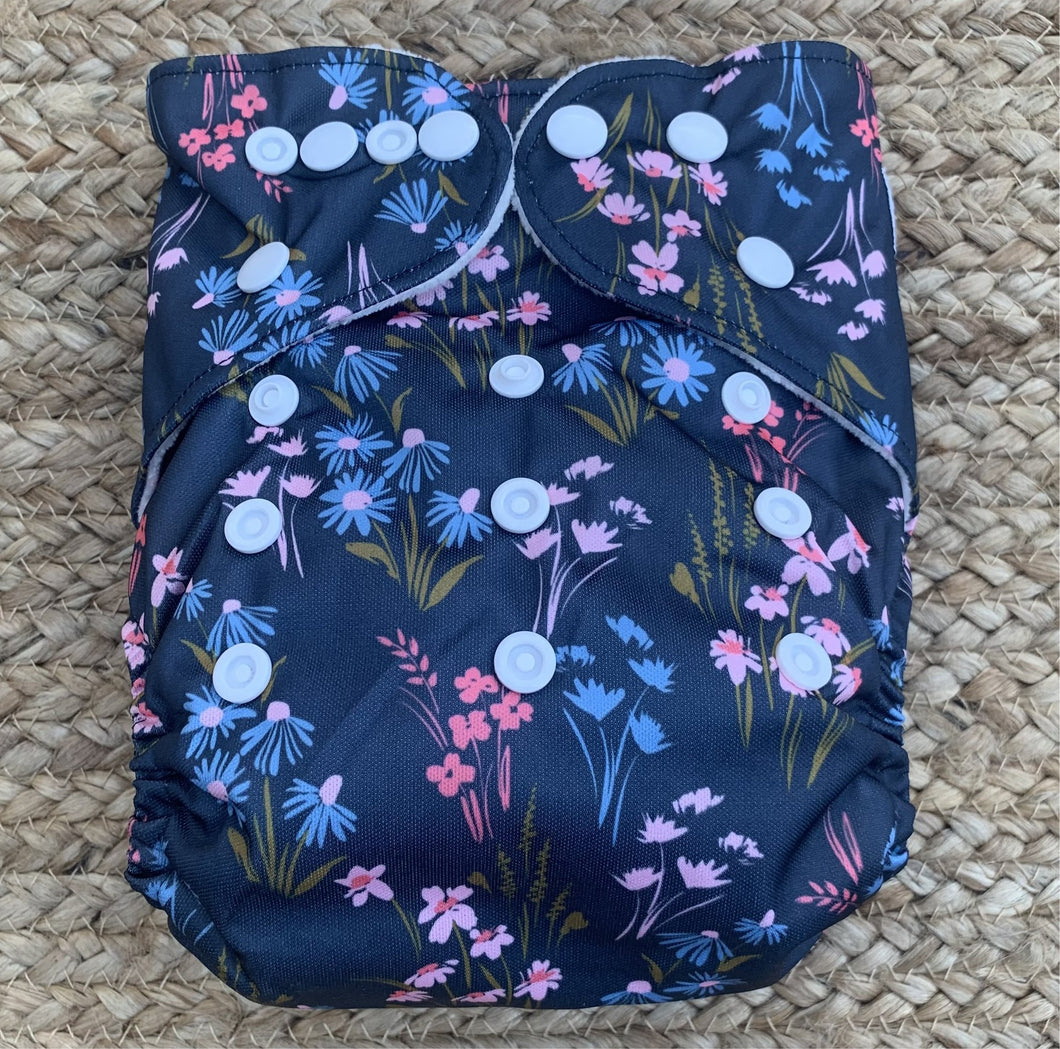 Bamboo Cloth Nappy Bloom