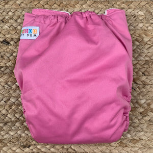 Bamboo Cloth Nappy Fuchsia
