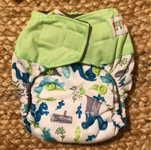 Load image into Gallery viewer, Bamboo Microfibre Newborn Cloth Nappy - Squirrels