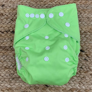 Bamboo Cloth Nappy Lime