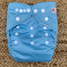 Load image into Gallery viewer, Bamboo Cloth Nappy Blue
