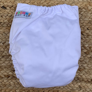 Bamboo Cloth Nappy White