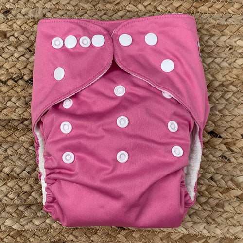 Bamboo Cloth Nappy Fuchsia