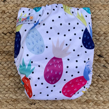 Load image into Gallery viewer, Bamboo Cloth Nappy Pineapple