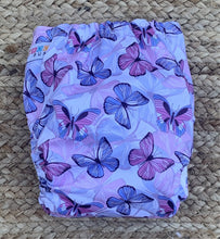 Load image into Gallery viewer, Bamboo Cloth Nappy Butterflies 2.0