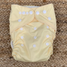 Load image into Gallery viewer, Bamboo Cloth Nappy Yellow