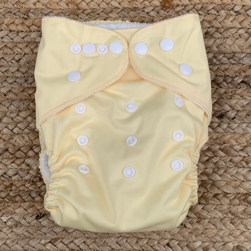 Bamboo Cloth Nappy Yellow