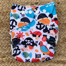 Load image into Gallery viewer, Bamboo Cloth Nappy Pirates