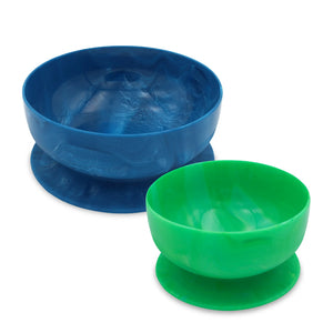 IncrediBowls Silicone Suction Bowl - 2 CT | Med Sm Nvy Grn