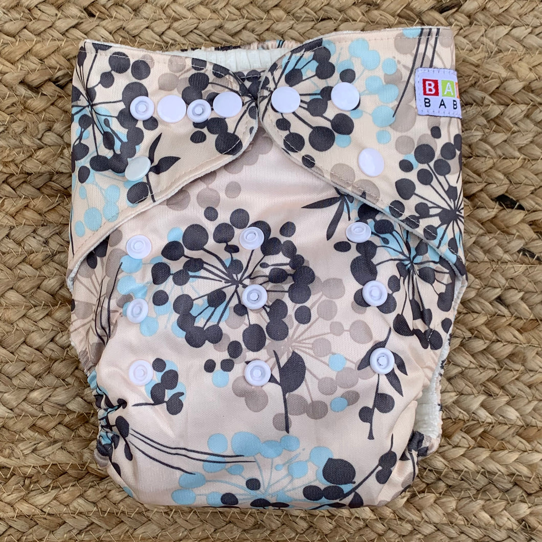 Bamboo Cloth Nappy Floral
