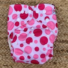 Load image into Gallery viewer, Bamboo Cloth Nappy Pink Spots